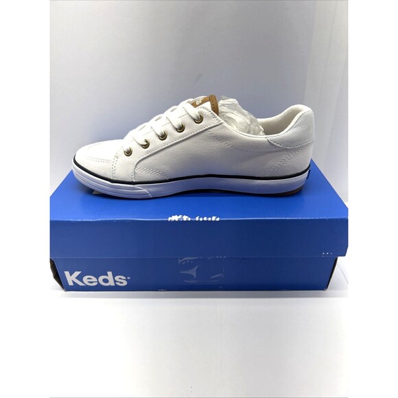 Keds Shoes - Keds Center III Canvas Lace Up White/Navy Women's Size 7M New in Box